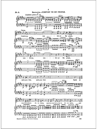Messie - Choeur - HAENDEL - Partition - Chœur