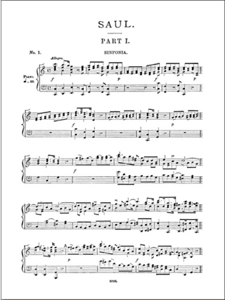 Saul - Choeur - HAENDEL - Partition - Chœur