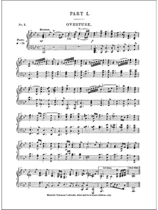 Solomon - HAENDEL - Partition - Chœur