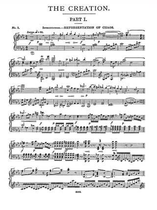The Creation En Anglais - HAYDN - Partition - Chœur