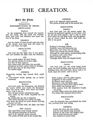 The Creation En Anglais - HAYDN - Partition - Chœur