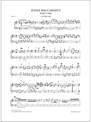Judas Maccabaeus HWV 63 - HAENDEL - Partition - Chœur