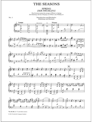 The Seasons Hob 21-3 Englais/ Allemand - HAYDN - Partition - Chœur