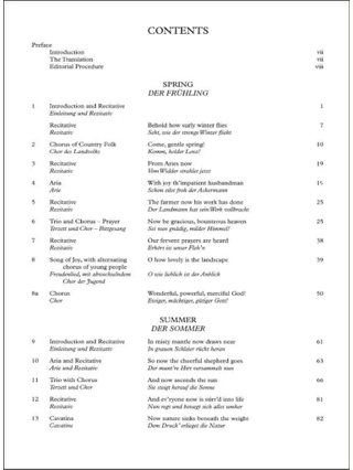 The Seasons Hob 21-3 Englais/ Allemand - HAYDN - Partition - Chœur