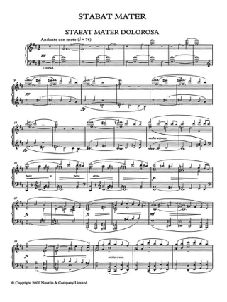 Stabat Mater - DVORAK - Partition - Chœur