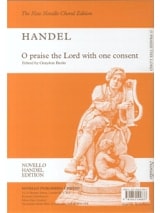 O Praise the Lord with one consent Hwv 254 - HAENDEL - Partition