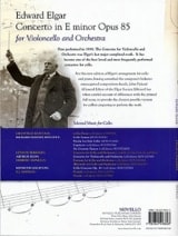 Concerto - Violoncelle - ELGAR - Partition - Violoncelle