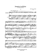 Sonate En Sib For Clarinet - Arnold Cooke - Partition - Clarinette