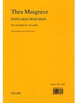 Postcards from Spain - Thea Musgrave - Partition - Guitare