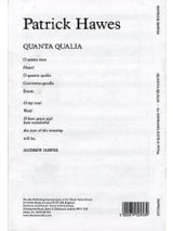Quanta Qualia - Patrick Hawes - Partition