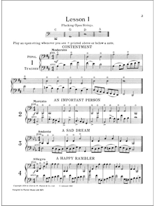 First-year Violoncello method - Benoy A. W. / Burrowes L. - Partition