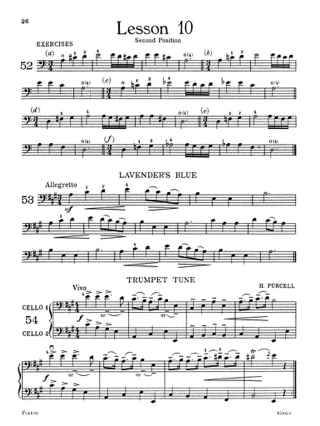 The Second-Year Violoncello Method - Benoy - Burrowes - Partition