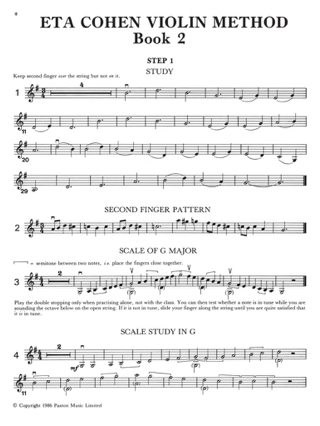 Violin Method, Volume 2 - Student - Eta Cohen - Partition - Violon