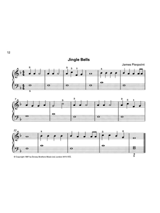 First Christmas Tunes - John Thompson - Partition - Piano