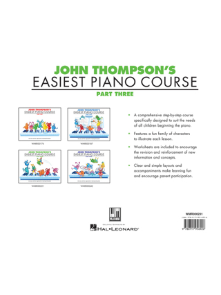Easiest Piano Course Volume 3 - Partition - Piano