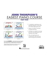 Easiest Piano Course Volume 4 avec CD - John Thompson - Partition
