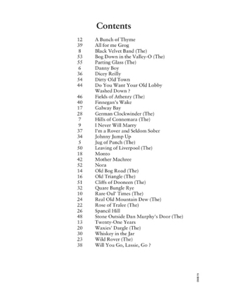 The Irish Pub Songbook - Partition - Musique du monde