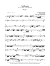 Sei Duetti Nr 1 et Nr 2 - Prospero Cauciello - Partition
