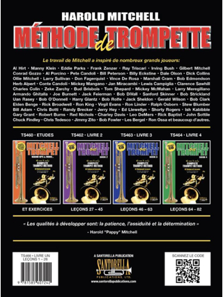 Méthode de Trompette Livre 1 - Harold Mitchell - Partition - Trompette