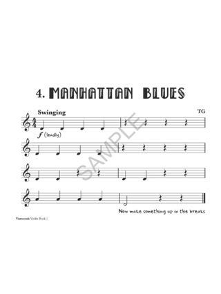 Vamoosh Violin Book 1 - GregoryThomas - Partition