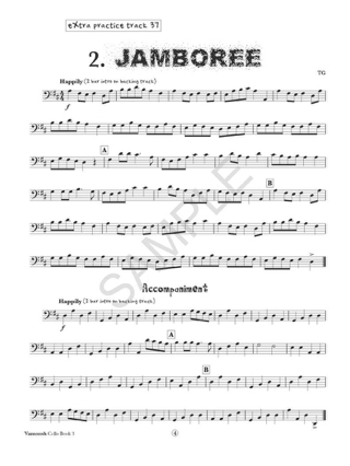 Vamoosh Cello Book 3 - Gregory Thomas - Partition