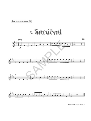 Vamoosh Violin Book 2 - Thomas Gregory - Partition
