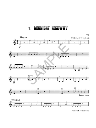 Vamoosh Violin Book 2 - Thomas Gregory - Partition