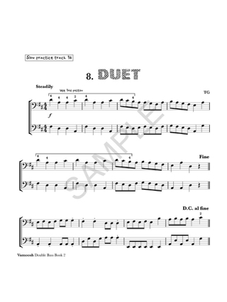 Vamoosh Double Bass Book 2 - Gregory Thomas - Partition