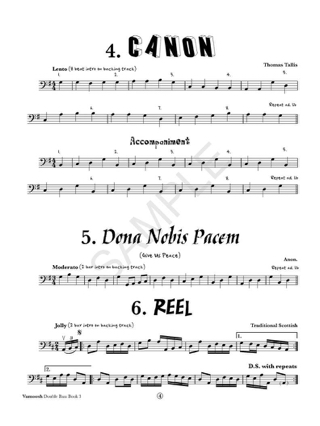 Vamoosh Double Bass Book 3 - Gregory Thomas - Partition