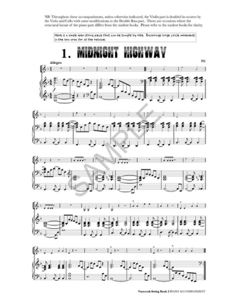 Vamoosh String Book 2 Piano Accompaniment - Gregory Thomas - Partition