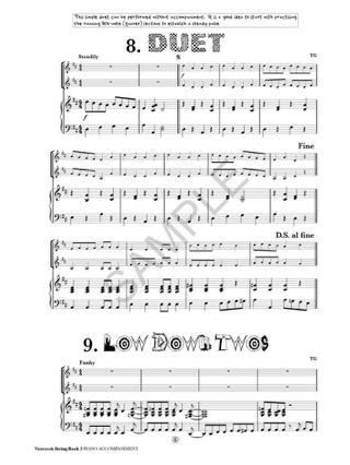 Vamoosh String Book 2 Piano Accompaniment - Gregory Thomas - Partition