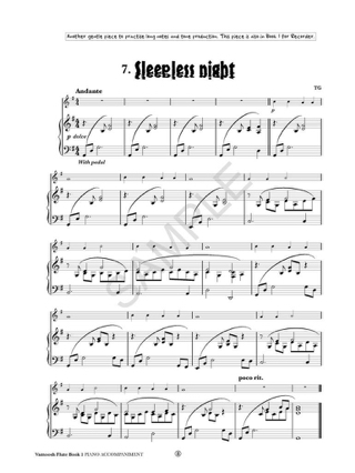 Vamoosh Flute Book 1 Piano Accompaniment - Gregory Thomas - Partition