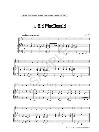 Vamoosh Flute Book 2 Piano Accompaniment - Gregory Thomas - Partition