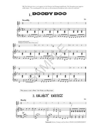 Vamoosh Clarinet, Trumpet and Saxophone Book 1 - Gregory Thomas