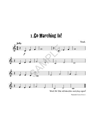 Vamoosh Clarinet Book 2 - Thomas Gregory - Partition