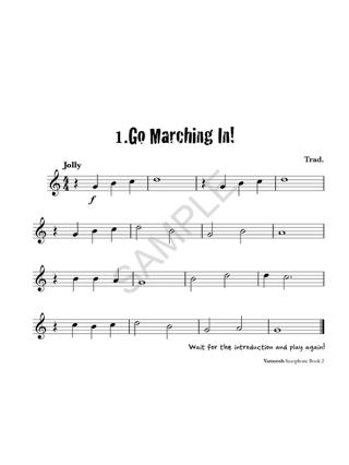 Vamoosh Saxophone Book 2 - Thomas Gregory - Partition - Saxophone