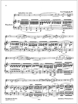 Fantasistykker - Clarinette - Niels Wilhelm Gade - Partition