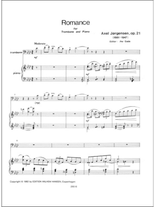 Romance - Trombone - Axel Jorgensen - Partition - Trombone