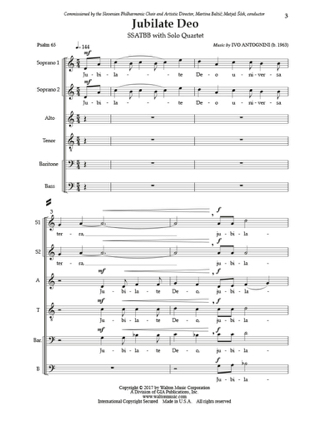 Jubilate Deo - Antognini Ivo - Partition - Chœur