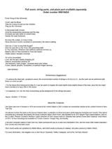 Song Of The Universal - SATB - Ola Gjeilo - Partition - Chœur