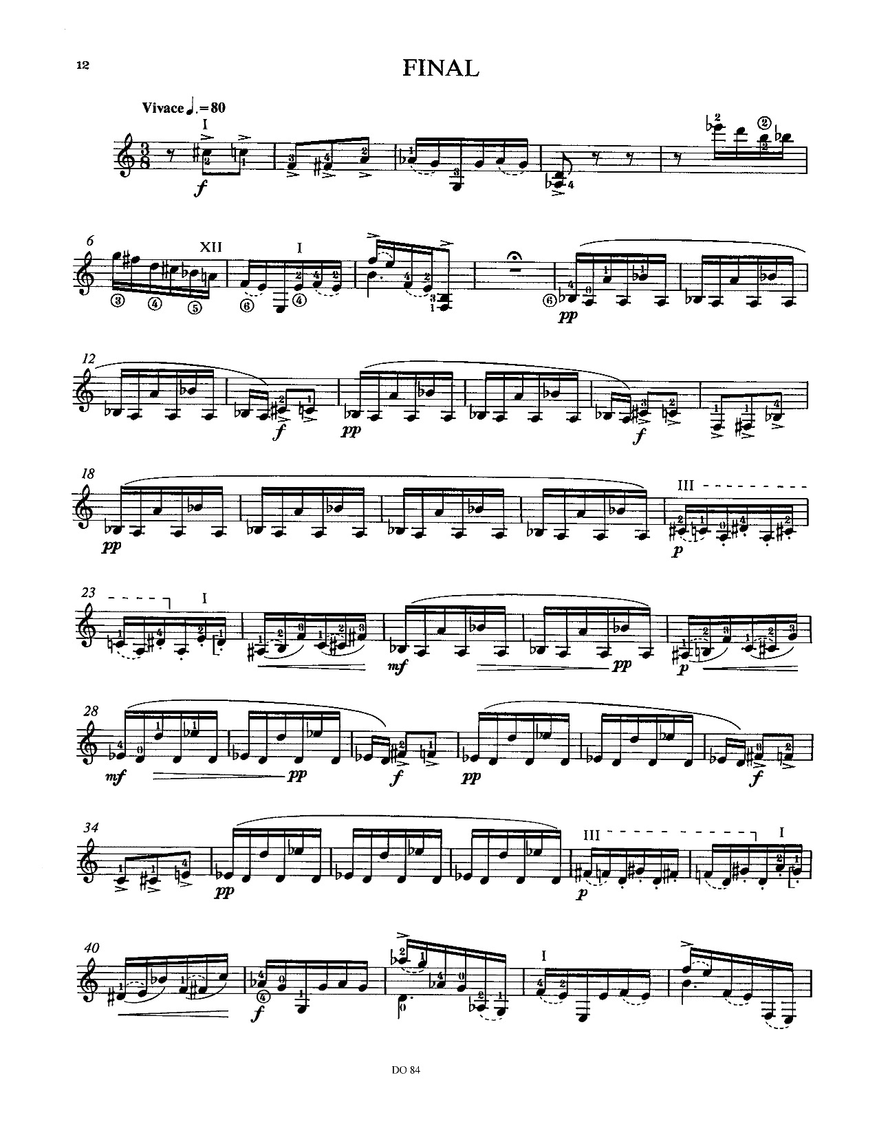 Suite op. 41 - Jacques Hétu - Partition - Guitare
