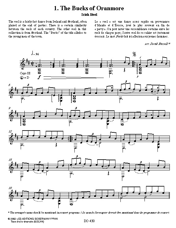 Celtic Music, Volume 1 - Partition - Guitare