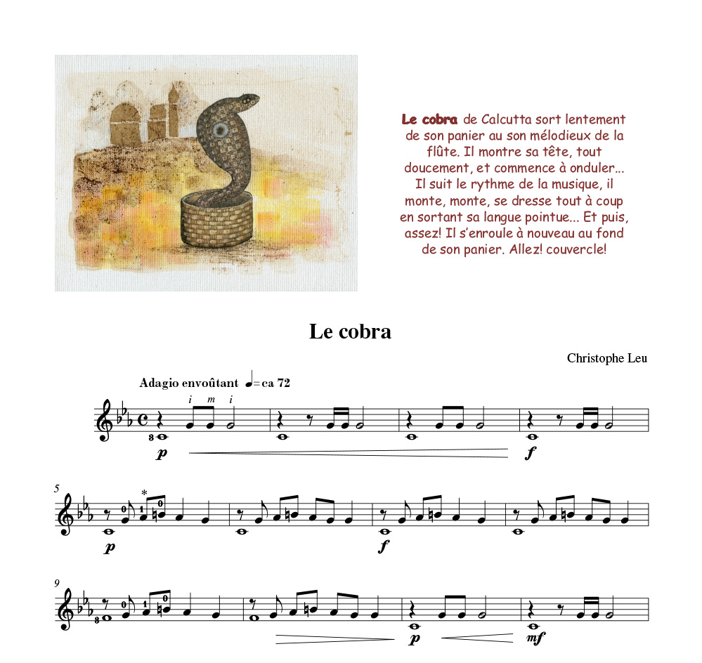 L'Arche de Noé du guitariste - Christophe Leu - Partition