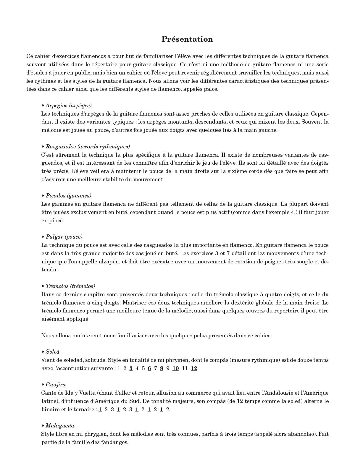 Cahier d'Exercices Flamencos - Samuel Rouesnel - Partition - Guitare