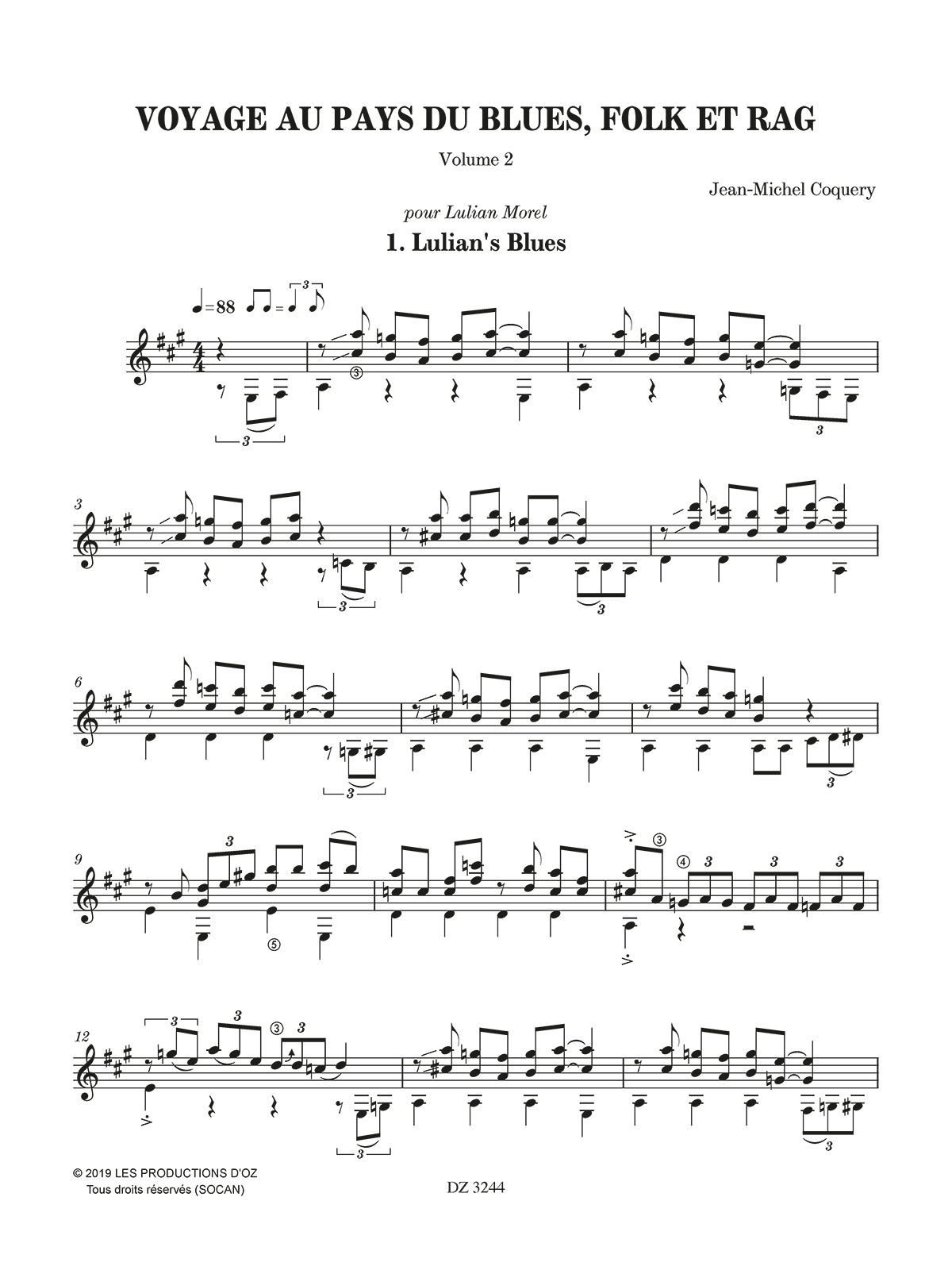 Voyage au pays du blues, folk et rag Vol. 2 - Jean-Michel Coquery