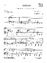 Adagio - Flute et Guitare ou 2 Guitares Arr. - ALBINONI - Partition