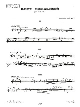 7 Vocalises - Marc Berthomieu - Partition - Flûte traversière