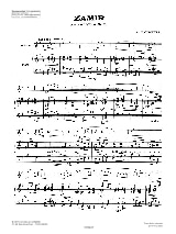 Zamir - André Caurette - Partition - Hautbois