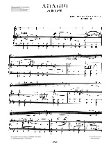 Adagio - Violon - ALBINONI - Partition - Violon