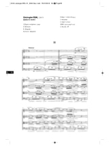 Quatuor à cordes - Parties + conducteur - Christophe Vidal - Partition